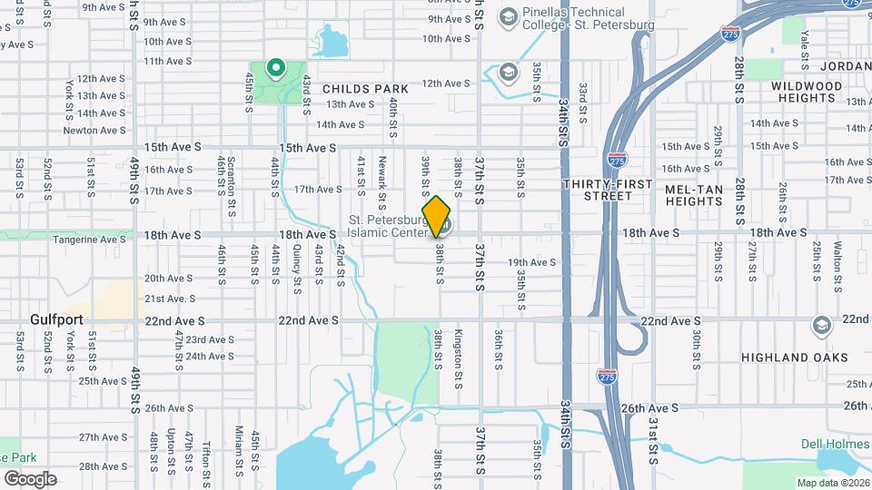 3800 18th Ave S Map and Location Details