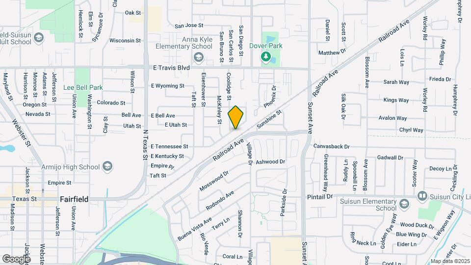 607 E Tennessee St Map and Location Details