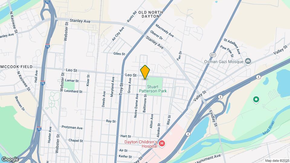 317 Baltimore St Map and Location Details
