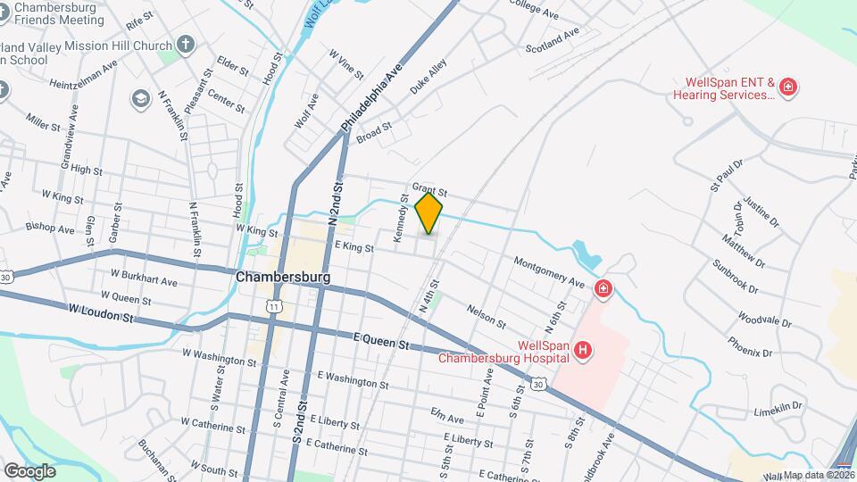 389 E King St, Unit 389 E King St Map and Location Details