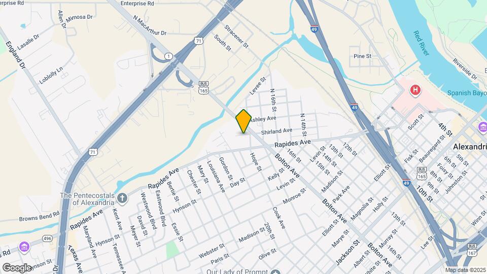 1903 Shirland Ave Mapa y Detalles de la Ubicación