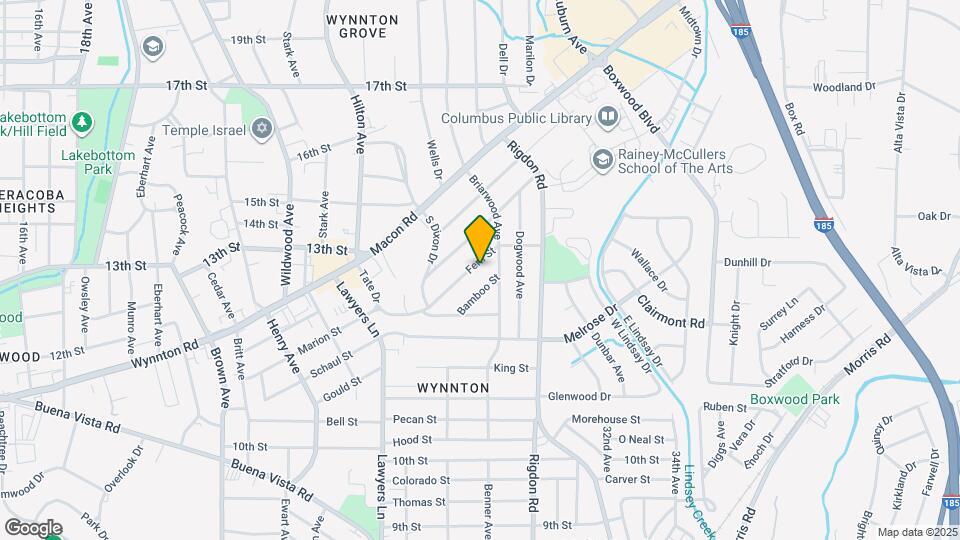 2822 Fern St Map and Location Details