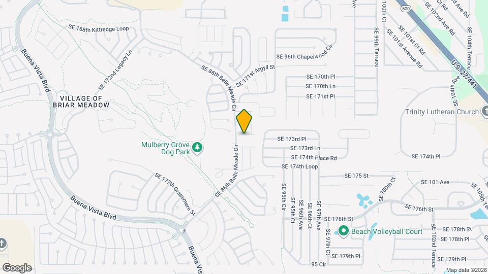 9324 SE 173rd Hyacinth St Map and Location Details