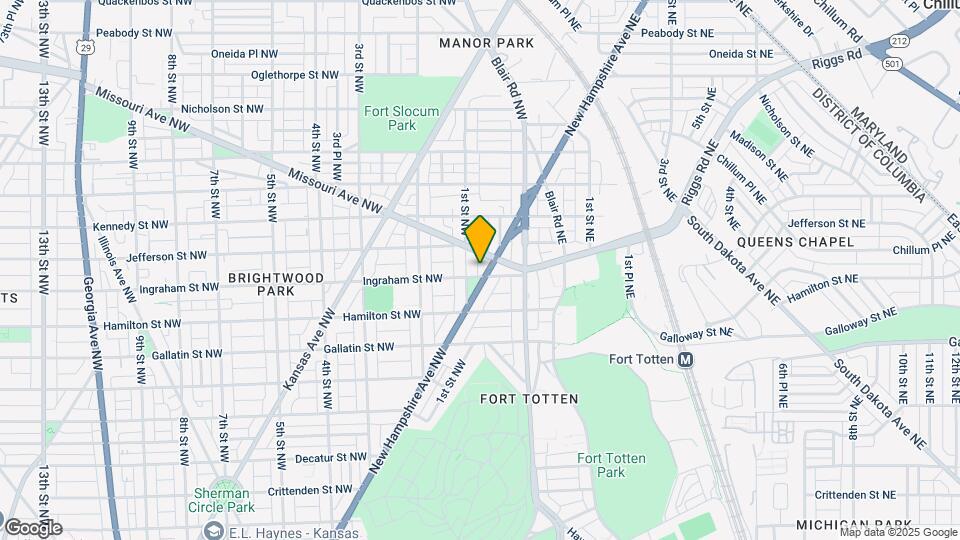 5302 New Hampshire Ave NW Map and Location Details
