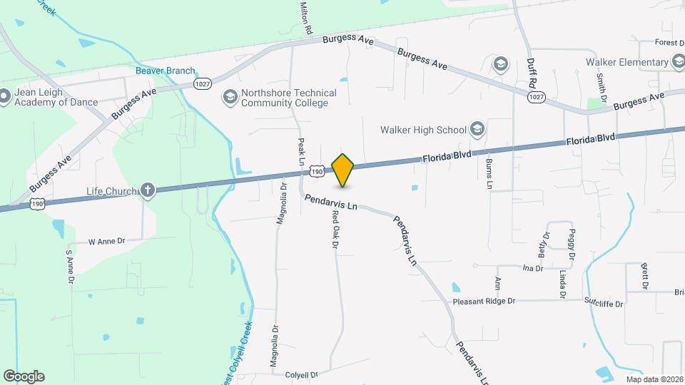 12097 Pendarvis Ln Mapa y Detalles de la Ubicación