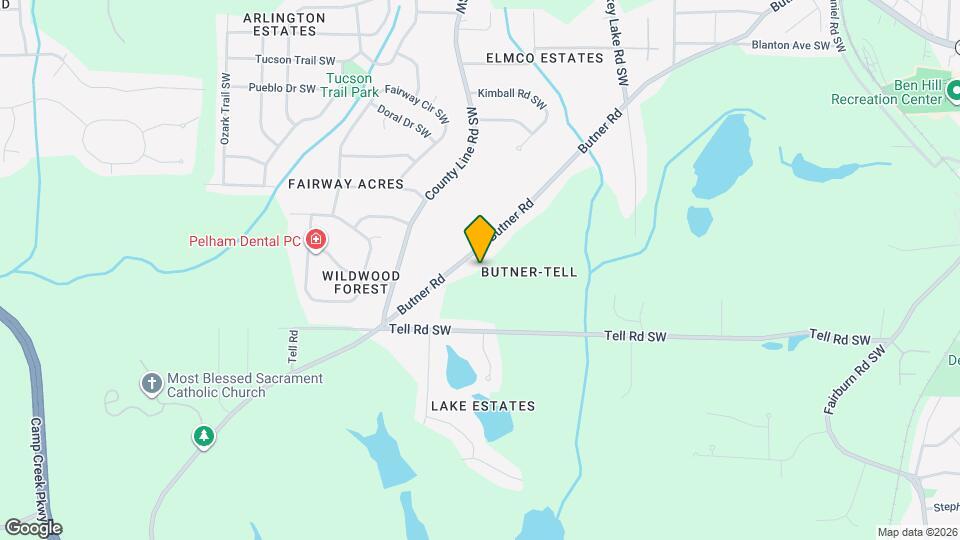 2628 Butner Rd Map and Location Details