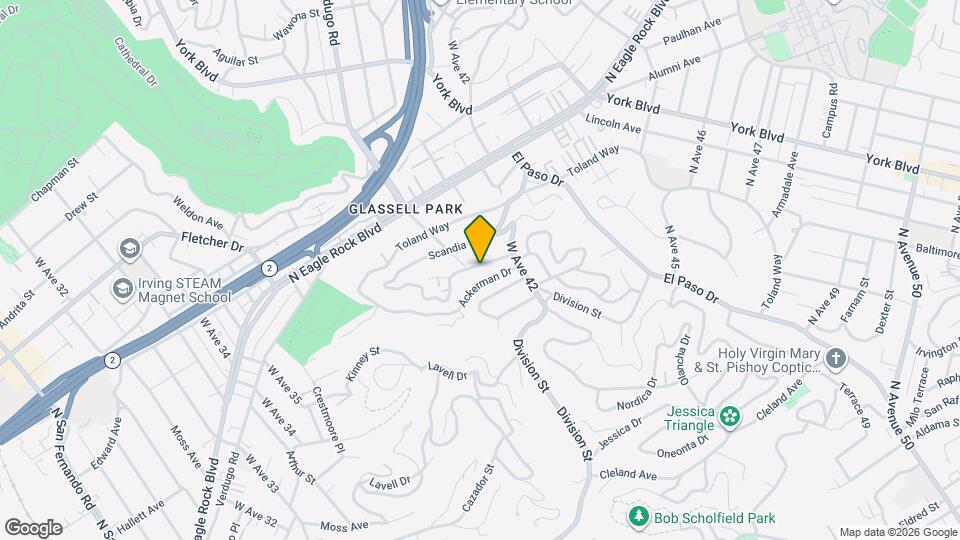 4014 Verdugo View Dr Mapa y Detalles de la Ubicación