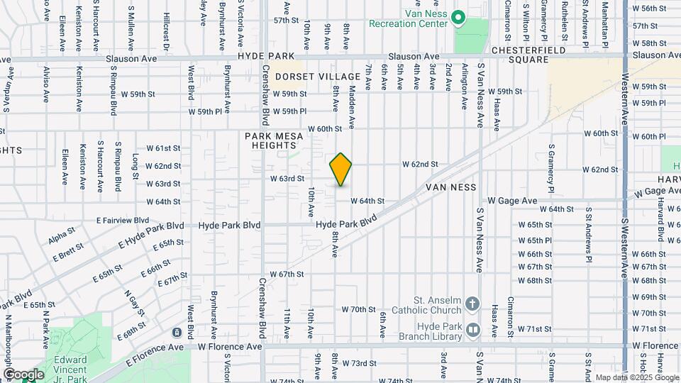 6322 8th Ave Map and Location Details