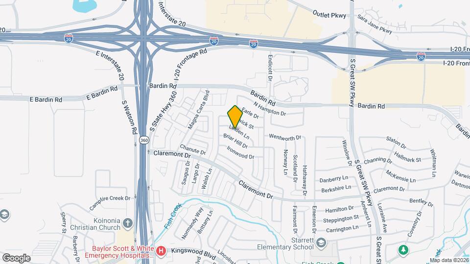 2851 Linden Ln Mapa y Detalles de la Ubicación