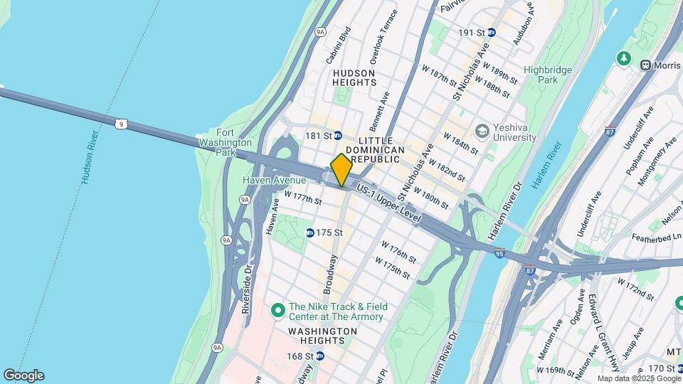 700 W 178th Street Mapa y Detalles de la Ubicación