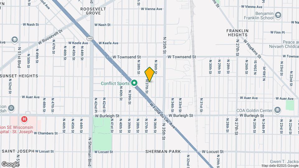 3264 N 37th St Map and Location Details