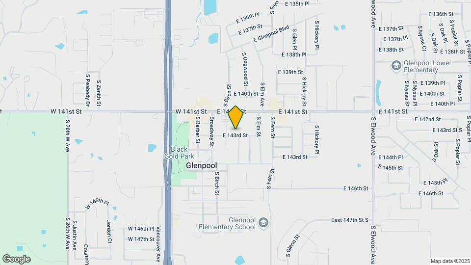 Glenpool Duplexes Map and Location Details