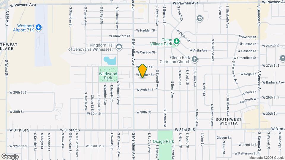 2328 W Wildwood Rd Map and Location Details