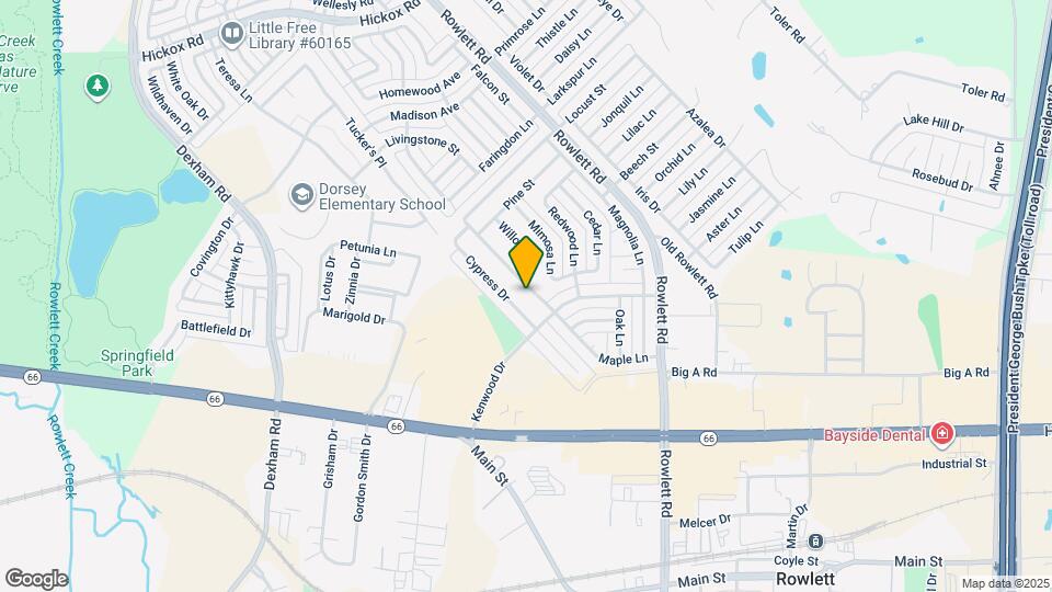 5808 Maple Ln Map and Location Details