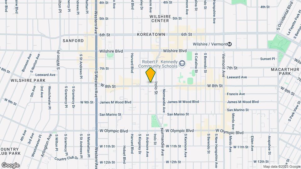 3339 W 8th St, Unit Apt 302 Map and Location Details