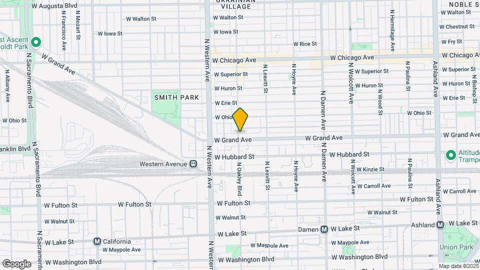 507 N Oakley Blvd Map and Location Details