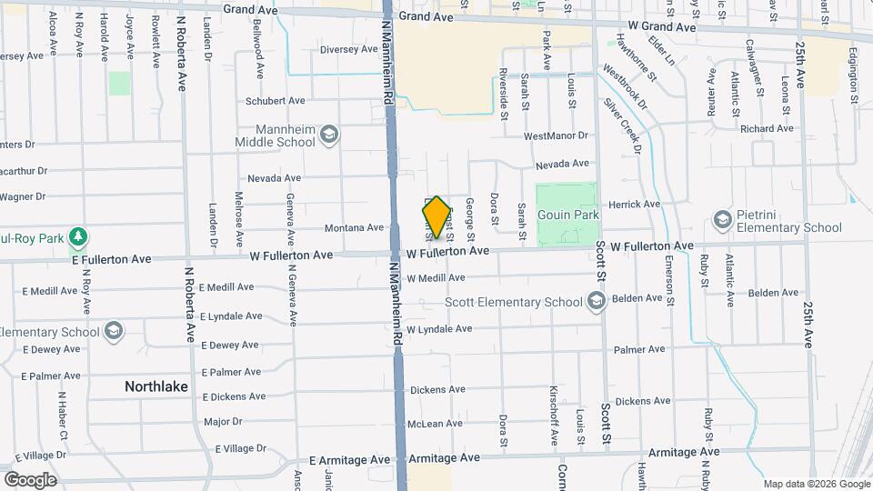 2403 Lincoln St Map and Location Details
