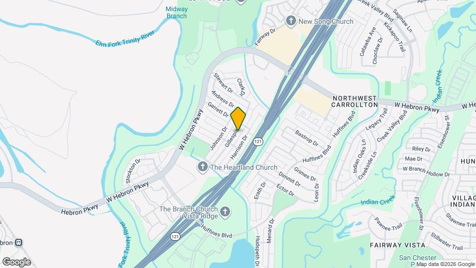 3860 Gillespie Dr Map and Location Details