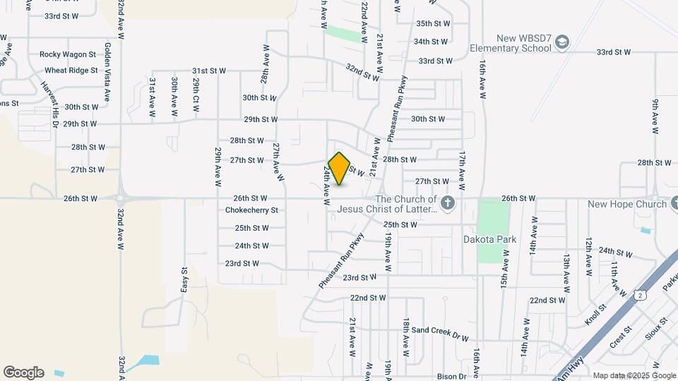 Williston Senior Apartment Homes Map and Location Details
