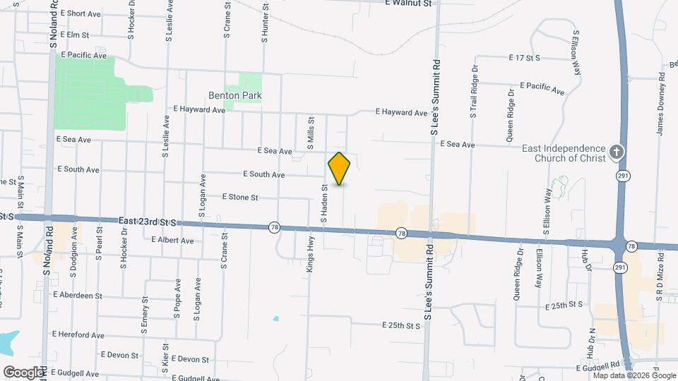 1016 S Woodbury St Map and Location Details