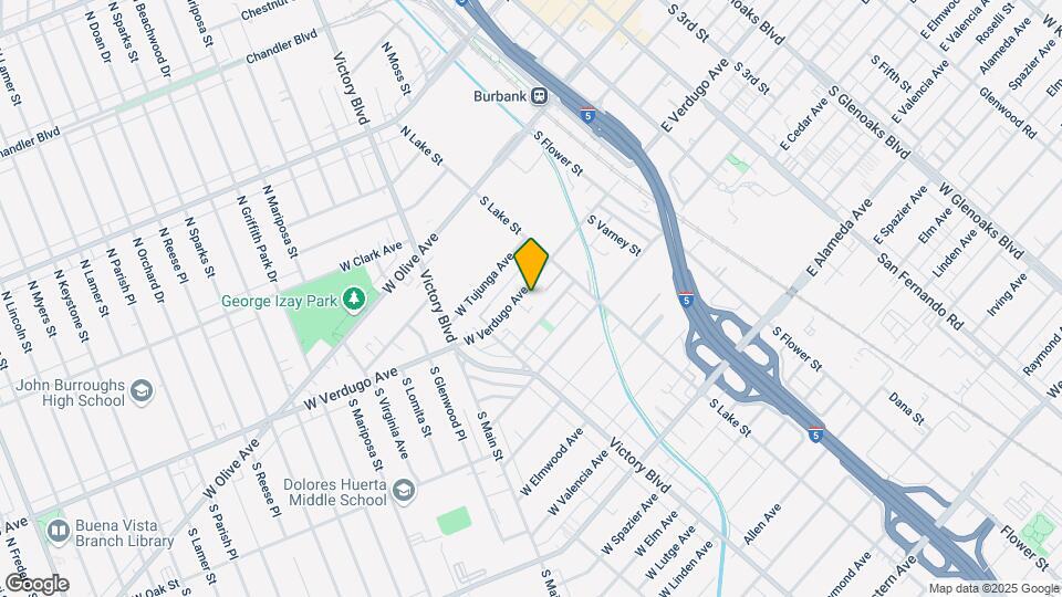 240 W Verdugo Ave Map and Location Details