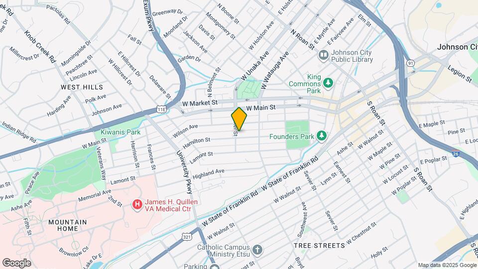 318 Hamilton St Map and Location Details