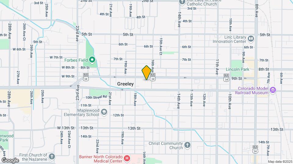 1620 9th St Map and Location Details