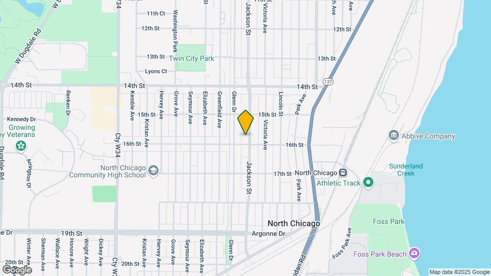 1542 Jackson St Map and Location Details