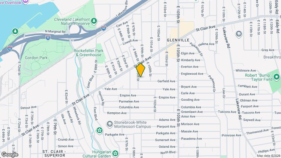 831 E 95th St Map and Location Details