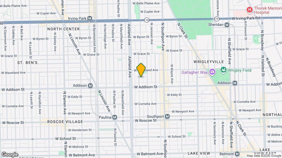 3627 N Bosworth Ave, Unit J07P Map and Location Details