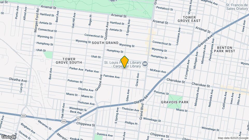 3400 Spring Ave Map and Location Details