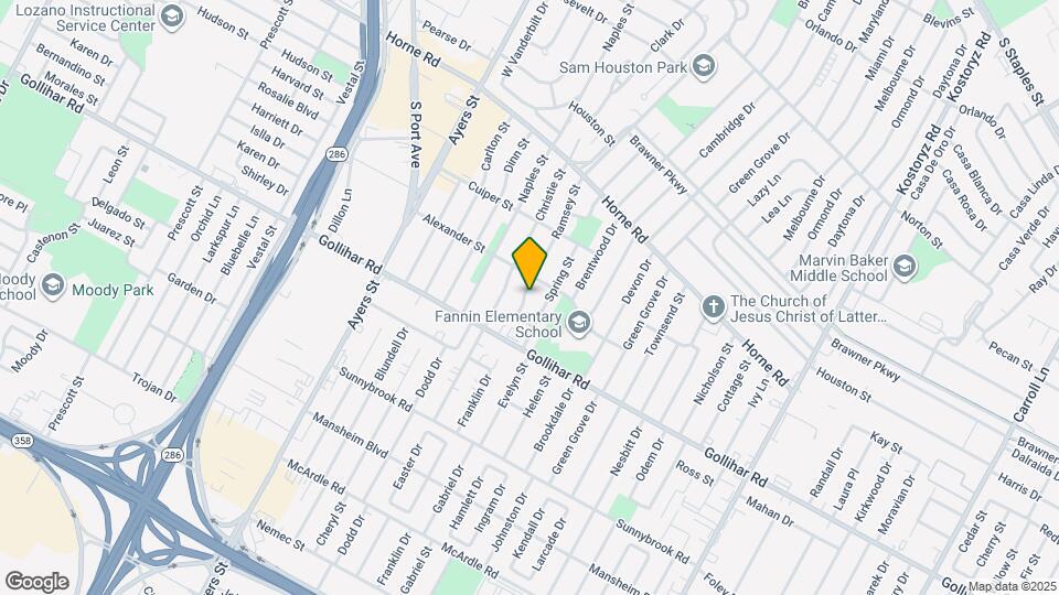 4414 Ramsey St Map and Location Details