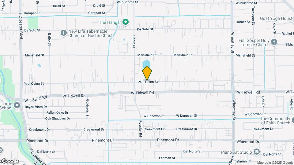 2035 Paul Quinn St Map and Location Details