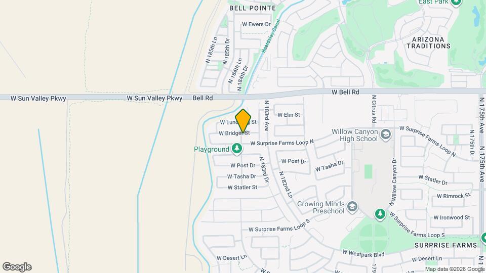 18393 W Bridger St Map and Location Details