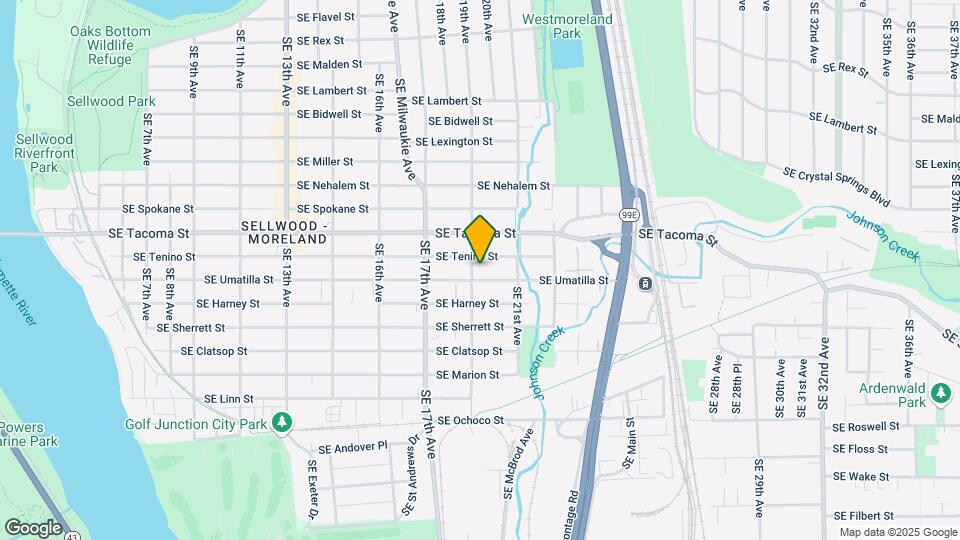 8226 SE 19th Ave Map and Location Details
