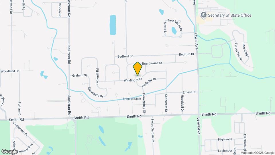 1336 Winding Way Map and Location Details