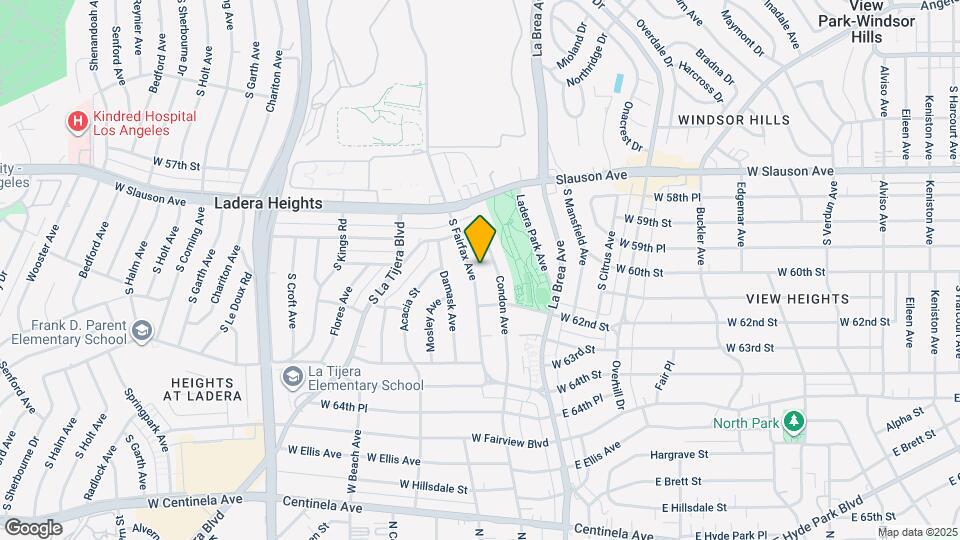 6016 S Fairfax Ave, Unit Fairfax Map and Location Details