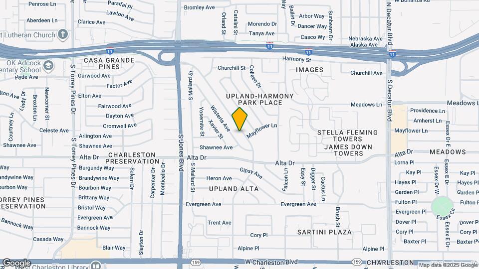 381 Upland Blvd Map and Location Details