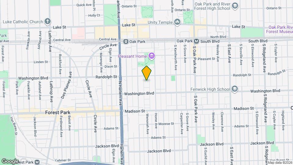 1025 Walnut Wy Map and Location Details