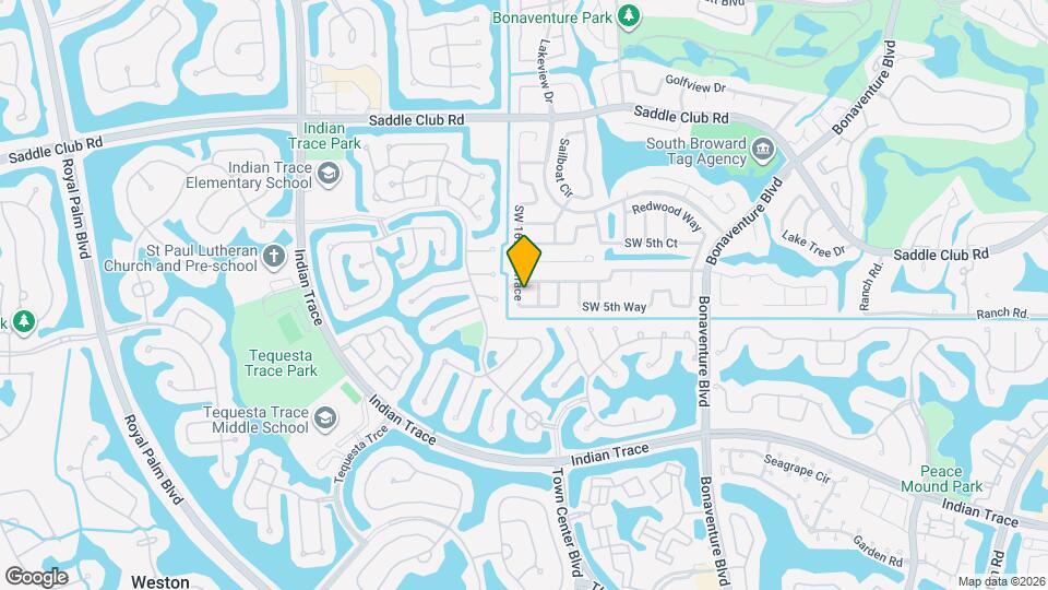 568 SW 169th Terrace Map and Location Details