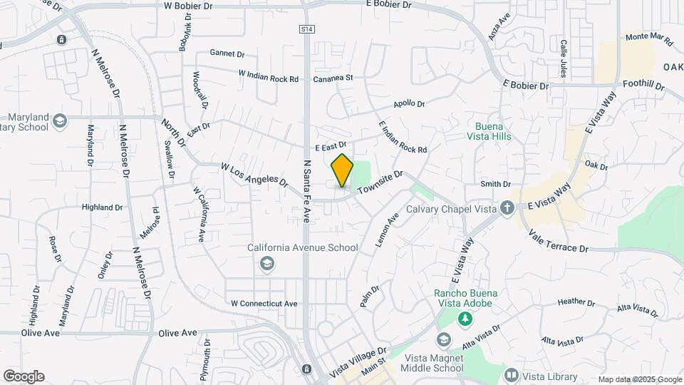 900 N Citrus Ave Map and Location Details