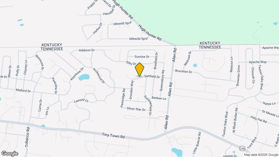 1317 Sunfield Dr Map and Location Details