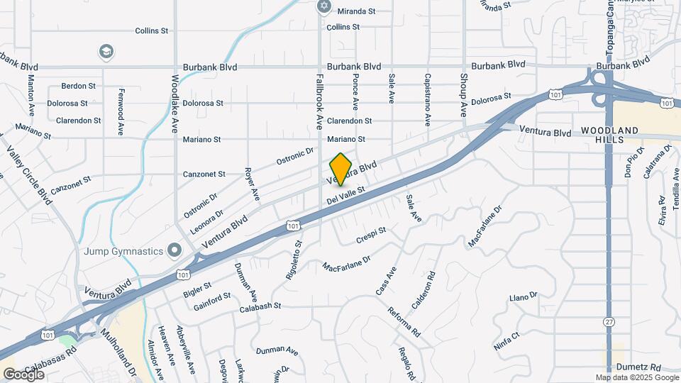 22751 Del Valle St Map and Location Details