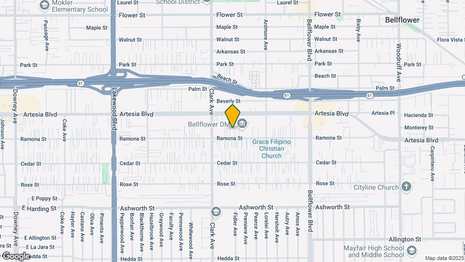 9453 Ramona St Map and Location Details