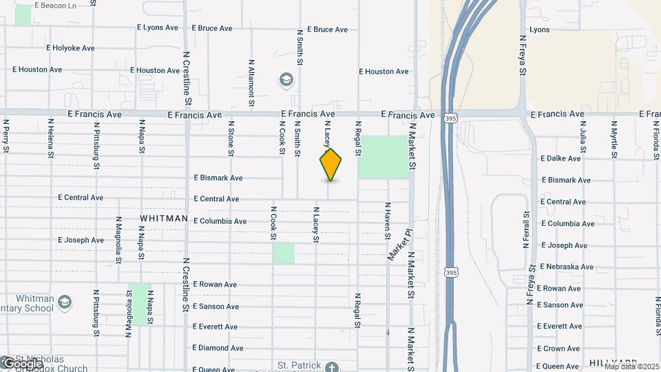 5918 N Lacey St Map and Location Details