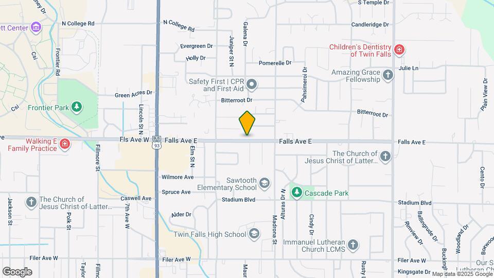 1711 Borah Ave E Map and Location Details