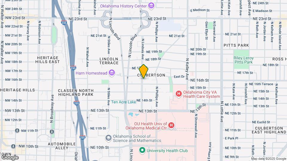 1722 N Lindsay Ave Map and Location Details