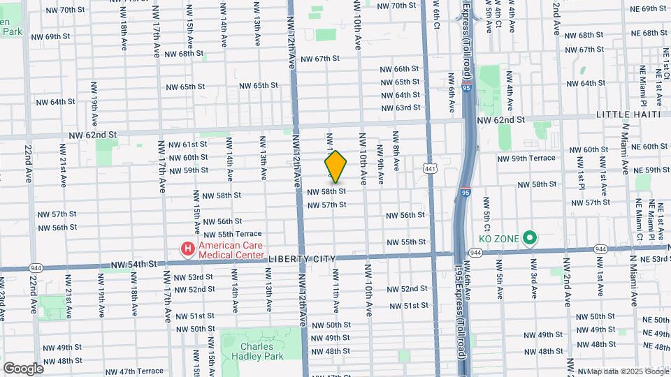 5801 NW 11th Ave Map and Location Details