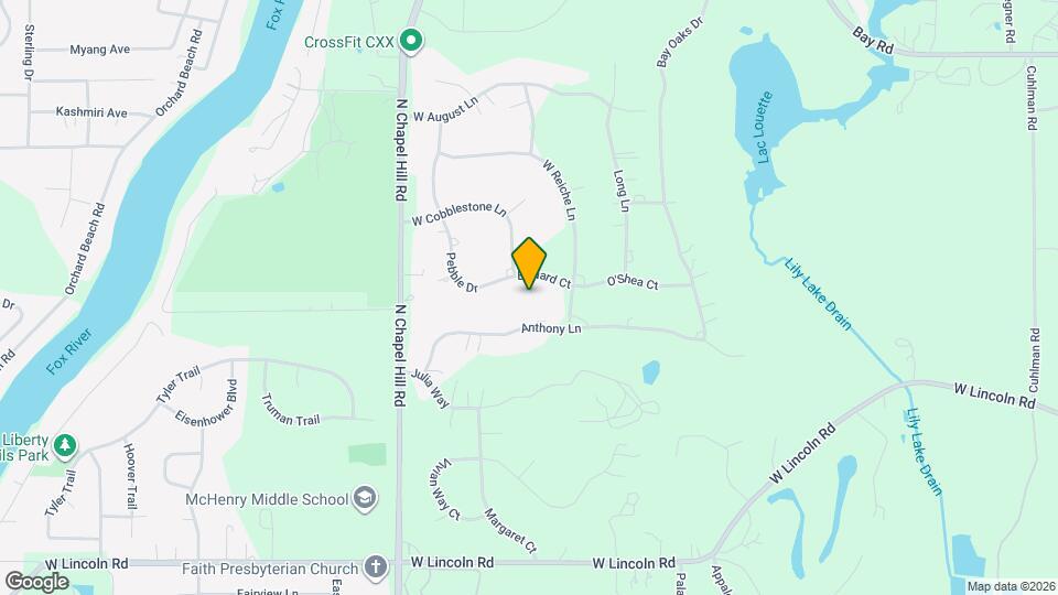 1813 W Edward Ct Map and Location Details