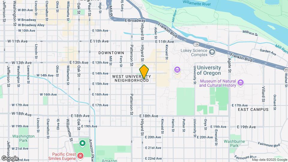 1477 Hilyard St Map and Location Details